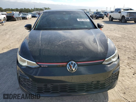 2022 Volkswagen Golf GTI SE with VIN WVWN87CD4NW153426, listed as a Copart auction lot 42618845 with 18,243 mi miles and Non Repairable. Bid and sale history available at carsss.com. Image 5.