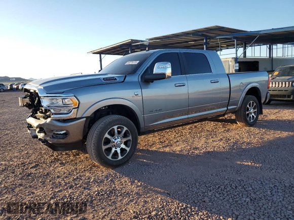 2024 Ram 2500 Longhorn with VIN 3C6UR5PLXRG236532, listed as a Copart auction lot 56075375 with 15,468 mi miles and Salvage title. Bid and sale history available at DreamBid. Image 1.
