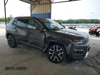 2018 Jeep Compass Limited with VIN 3C4NJDCB0JT399987, listed as a Copart auction lot 59104685 with 71,673 mi miles and Salvage title. Bid and sale history available at DreamBid. Image 4.