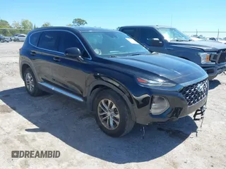 2019 Hyundai Santa Fe SEL with VIN 5NMS33AD4KH046114, listed as a IAAI auction lot 41826467 with 102,714 mi miles and . Bid and sale history available at DreamBid. Image 1.