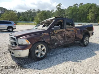 2015 Ram 1500 SLT with VIN 1C6RR6GT2FS613614, listed as a Copart auction lot 54654175 with 140,275 mi miles and Salvage title. Bid and sale history available at DreamBid. Image 1.