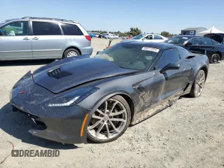 2018 Chevrolet Corvette Grand Sport 1LT with VIN 1G1YW2D70J5101783, listed as a Copart auction lot 69311224 with 0 mi miles and Salvage Title. Bid and sale history available at carsss.com. Image 1.