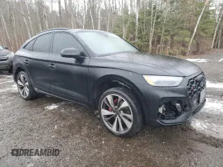 2023 Audi SQ5 Sportback Prestige with VIN WA134AFY2P2153458, listed as a Copart auction lot 83234484 with 48,161 mi miles and Salvage Title. Bid and sale history available at carsss.com. Image 4.