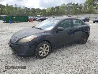 2010 Mazda 3 i Sport with VIN JM1BL1SG8A1311865, listed as a Copart auction lot 51776405 with 131,650 mi miles and Salvage Title. Bid and sale history available at carsss.com. Image 1.