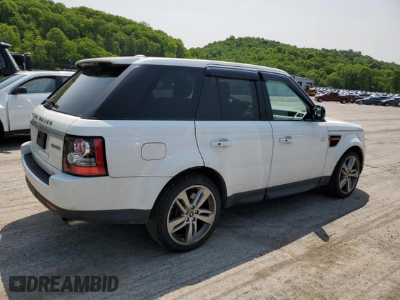 2013 Land Rover Range Rover Sport SC z VIN SALSH2E40DA778879, wystawiony jako Copart lot #59311415 z przebiegiem 132 111 mil mil oraz Tytuł czysty. Historia ofert i sprzedaży dostępna na DreamBid. Obrazek 3.
