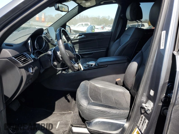 2017 Mercedes-Benz GLS 550 with VIN 4JGDF7DE4HA868230, listed as a Copart auction lot 45450814 with 64,840 mi miles and . Bid and sale history available at DreamBid. Image 7.
