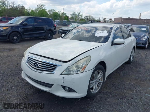 2012 Infiniti G25 Journey with VIN JN1DV6AP5CM700338, listed as a IAAI auction lot 42157660 with 139,888 mi miles. Bid and sale history available at carsss.com. Image 6.