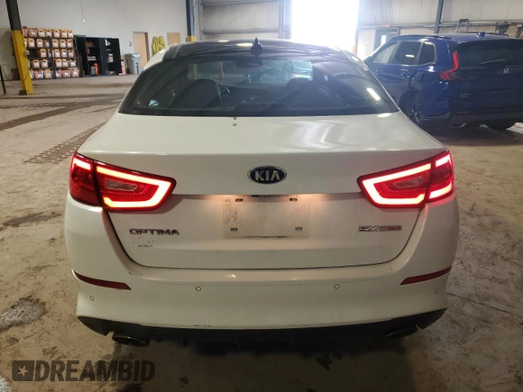 2015 Kia Optima SX Turbo with VIN 5XXGR4A63FG444995, listed as a Copart auction lot 52419465 with 67,249 mi miles and Salvage title. Bid and sale history available at DreamBid. Image 6.