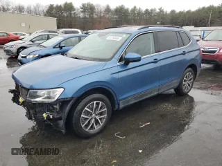 2019 Volkswagen Tiguan SE with VIN 3VV2B7AX9KM183777, listed as a Copart auction lot 51765605 with 80,492 mi miles and Salvage Title. Bid and sale history available at DreamBid. Image 1.