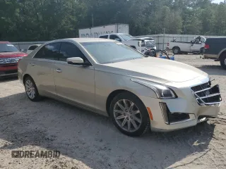 2014 Cadillac CTS Luxury RWD with VIN 1G6AR5S31E0124965, listed as a Copart auction lot 57506875 with 78,668 mi miles and Salvage title. Bid and sale history available at DreamBid. Image 4.