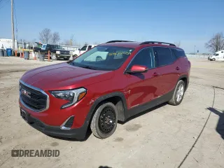 2018 GMC Terrain SLE with VIN 3GKALMEX9JL129646, listed as a Copart auction lot 48846975 with 156,990 mi miles and Salvage Title. Bid and sale history available at carsss.com. Image 1.