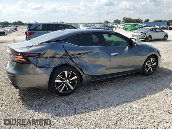 2019 Nissan Maxima SV with VIN 1N4AA6AV1KC366720, listed as a Copart auction lot 50392895 with 56,871 mi miles and Salvage Title. Bid and sale history available at DreamBid. Image 3.