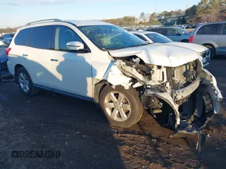 2019 Nissan Pathfinder S z VIN 5N1DR2MMXKC599342, wystawiony jako IAAI lot #41412137 z przebiegiem 75 222 mil mil oraz . Historia ofert i sprzedaży dostępna na DreamBid. Obrazek 1.