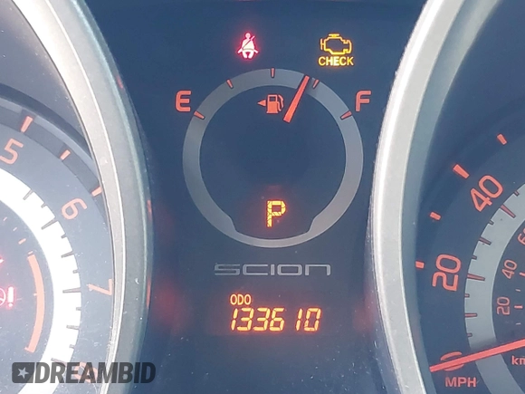 2013 Scion tC with VIN JTKJF5C73D3061994, listed as a IAAI auction lot 41785859 with 133,610 mi miles. Bid and sale history available at carsss.com. Image 7.