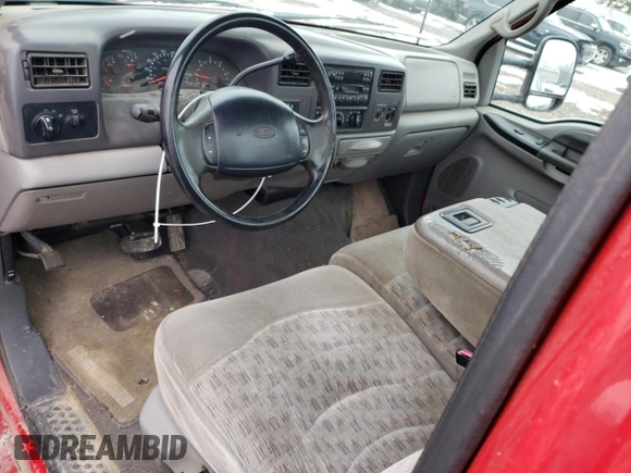1999 Ford F-250 XL z VIN 1FTNF21L6XEA97484, wystawiony jako Copart lot #88649775 z przebiegiem 236 703 mil mil oraz Szkoda całkowita • Salvage title. Historia ofert i sprzedaży dostępna na DreamBid. Obrazek 8.