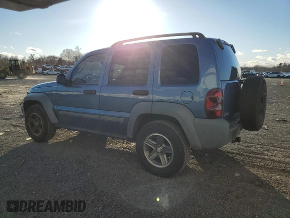 2005 Jeep Liberty Sport with VIN 1J4GK48K05W600229, listed as a Copart auction lot 47898785 with 191,271 mi miles and Clean Title. Bid and sale history available at carsss.com. Image 2.