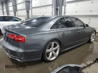 2015 Audi S8 with VIN WAUK2AFD3FN004913, listed as a Copart auction lot 71384562 with 73,488 mi miles. Bid and sale history available at carsss.com. Image 3.