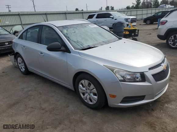 2012 Chevrolet Cruze LS with VIN 1G1PC5SH6C7145621, listed as a Copart auction lot 48908575 with 102,607 mi miles and Salvage Title. Bid and sale history available at carsss.com. Image 4.