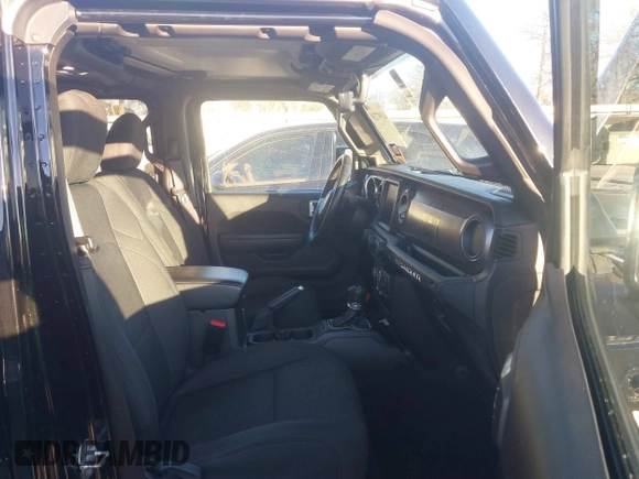 2021 Jeep Wrangler Unlimited Sport S with VIN 1C4HJXDG1MW856944, listed as a IAAI auction lot 41397210 with 39,471 mi miles. Bid and sale history available at carsss.com. Image 5.