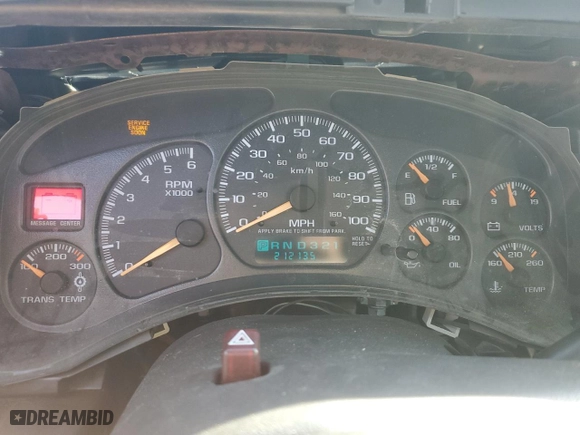 2001 Chevrolet Silverado 1500HD LS with VIN 1GCGK13U01F193374, listed as a Copart auction lot 89311775 with 212,135 mi miles and Salvage Title. Bid and sale history available at carsss.com. Image 9.