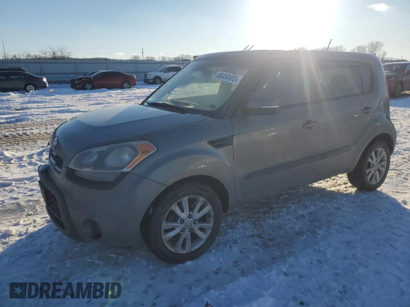 2013 Kia Soul + with VIN KNDJT2A68D7485849, listed as a Copart auction lot 88450405 with 0 mi miles and Salvage Title. Bid and sale history available at carsss.com. Image 1.