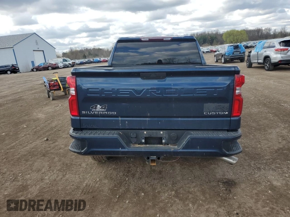 2019 Chevrolet Silverado 1500 Custom with VIN 3GCPYBEH7KG218243, listed as a Copart auction lot 53064075 with 68,331 mi miles and Salvage Title. Bid and sale history available at DreamBid. Image 6.