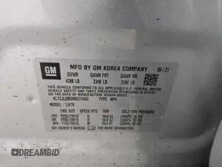 2021 Chevrolet Trax LT с VIN KL7CJLSM2MB374452, выставлен на аукционе Copart как лот 60646855 с пробегом 31 937 миль миль и Чистый • Clean title. История ставок и продаж доступна на DreamBid. Изображение 13.
