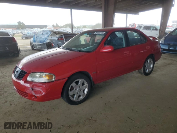 2006 Nissan Sentra S with VIN 3N1CB51D26L577729, listed as a Copart auction lot 51369795 with 104,743 mi miles and Clean Title. Bid and sale history available at DreamBid. Image 1.