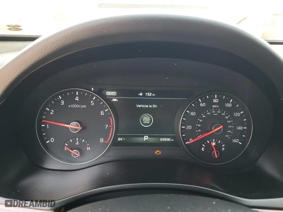 2018 Kia Cadenza Premium with VIN KNALC4J14J5099376, listed as a Copart auction lot 69722644 with 69,896 mi miles and Salvage Title. Bid and sale history available at carsss.com. Image 9.