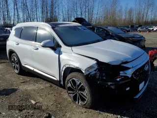 2019 Hyundai Santa Fe Ultimate with VIN 5NMS5CAA2KH030915, listed as a Copart auction lot 44749295 with 45,285 mi miles and Salvage Title. Bid and sale history available at carsss.com. Image 4.