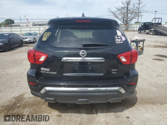 2019 Nissan Pathfinder SL z VIN 5N1DR2MM7KC629820, wystawiony jako Copart lot #69378794 z przebiegiem 94 045 mil mil oraz Szkoda całkowita • Salvage title. Historia ofert i sprzedaży dostępna na DreamBid. Obrazek 6.