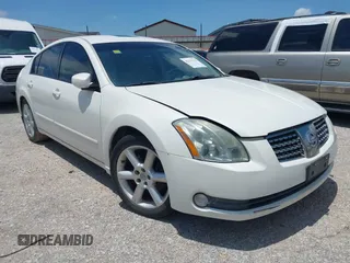 2005 Nissan Maxima SE with VIN 1N4BA41E05C828567, listed as a IAAI auction lot 42511335 with 183,966 mi miles and . Bid and sale history available at DreamBid. Image 1.