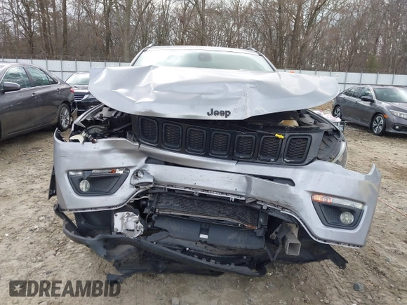 2017 Jeep Compass Latitude with VIN 3C4NJDBB2HT624891, listed as a IAAI auction lot 41538443 with 95,750 mi miles. Bid and sale history available at carsss.com. Image 6.