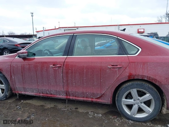 2015 Volkswagen Passat 1.8T Limited Edition with VIN 1VWAS7A36FC119496, listed as a IAAI auction lot 41633687 with 67,430 mi miles. Bid and sale history available at carsss.com. Image 14.