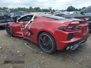 2021 Chevrolet Corvette 3LT with VIN 1G1YC2D43M5114255, listed as a Copart auction lot 66332224 with 16,582 mi miles and Salvage Title. Bid and sale history available at carsss.com. Image 2.