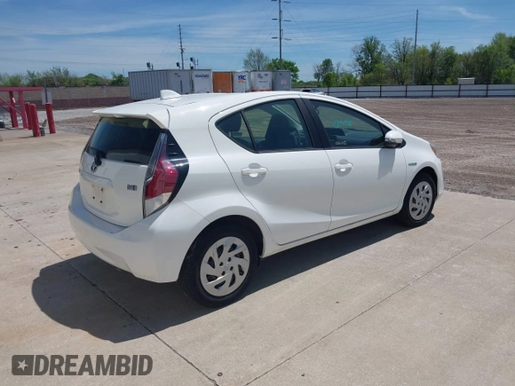 2016 Toyota Prius One with VIN JTDKDTB31G1125051, listed as a IAAI auction lot 42041920 with 48,724 mi miles and . Bid and sale history available at DreamBid. Image 4.