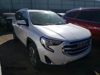 2021 GMC Terrain SLT with VIN 3GKALVEV5ML327343, listed as a Copart auction lot 40840963 with 13,528 mi miles and Salvage Title. Bid and sale history available at DreamBid. Image 4.