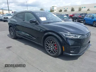 2021 Ford Mustang Mach-E GT with VIN 3FMTK4SX2MME02402, listed as a IAAI auction lot 41576591 with 31,514 mi miles and . Bid and sale history available at DreamBid. Image 1.