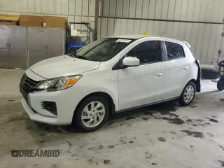2022 Mitsubishi Mirage ES z VIN ML32AUHJ8NH002634, wystawiony jako Copart lot #56574815 z przebiegiem 15 036 mil mil oraz Nie do naprawy. Historia ofert i sprzedaży dostępna na DreamBid. Obrazek 1.