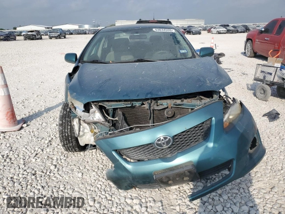 2010 Toyota Corolla with VIN 2T1BU4EEXAC381825, listed as a Copart auction lot 53634555 with 134,219 mi miles and Salvage Title. Bid and sale history available at carsss.com. Image 5.