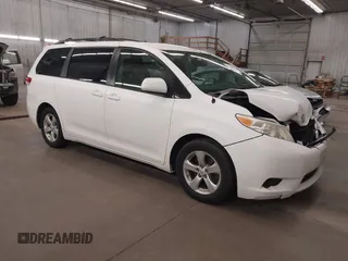 2012 Toyota Sienna LE AAS with VIN 5TDKK3DC5CS193689, listed as a IAAI auction lot 42665063 with 186,627 mi miles and . Bid and sale history available at DreamBid. Image 1.