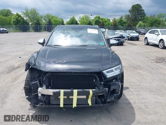 2018 Audi SQ5 Premium Plus z VIN WA1A4AFYXJ2169180, wystawiony jako IAAI lot #42471340 z przebiegiem 57 235 mil mil oraz . Historia ofert i sprzedaży dostępna na DreamBid. Obrazek 12.