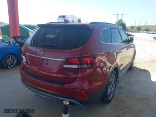 2017 Hyundai Santa Fe Limited Ultimate with VIN KM8SRDHF0HU252796, listed as a IAAI auction lot 42019749 with 122,066 mi miles. Bid and sale history available at carsss.com. Image 4.