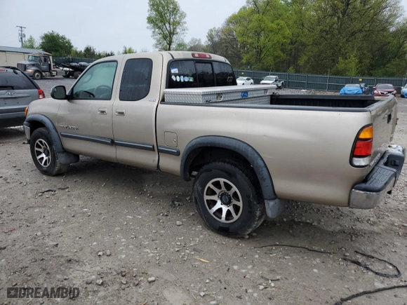 2002 Toyota Tundra SR5 with VIN 5TBRT34112S297226, listed as a Copart auction lot 52827615 with 243,894 mi miles and Clean Title. Bid and sale history available at carsss.com. Image 2.