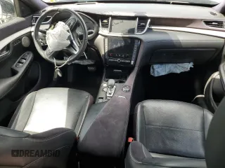 2019 Infiniti QX50 Luxe with VIN 3PCAJ5M10KF115123, listed as a Copart auction lot 57309395 with 122,978 mi miles and Salvage title. Bid and sale history available at DreamBid. Image 8.