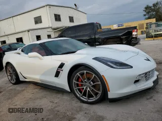 2019 Chevrolet Corvette Grand Sport 2LT with VIN 1G1YY2D73K5110974, listed as a Copart auction lot 75684654 with 6,552 mi miles and Non Repairable. Bid and sale history available at carsss.com. Image 4.