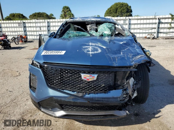 2024 Cadillac XT4 FWD Sport with VIN 1GYFZER40RF230208, listed as a Copart auction lot 80385984 with Not provided miles and Non repairable. Bid and sale history available at DreamBid. Image 5.
