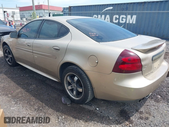 2004 Pontiac Grand Prix GTP with VIN 2G2WR524941282246, listed as a IAAI auction lot 42068954 with 292,925 mi miles. Bid and sale history available at carsss.com. Image 3.