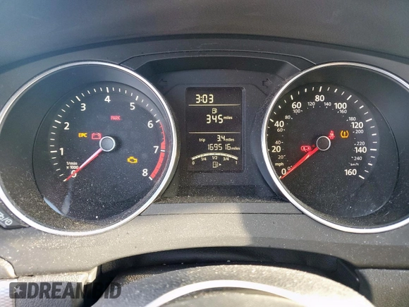 2015 Volkswagen Jetta Sport with VIN 3VWB17AJ0FM281709, listed as a Copart auction lot 62726005 with 169,516 mi miles and Salvage title. Bid and sale history available at DreamBid. Image 9.