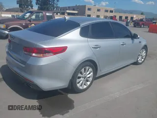 2018 Kia Optima LX with VIN 5XXGT4L31JG267716, listed as a IAAI auction lot 41890611 with 63,491 mi miles and . Bid and sale history available at carsss.com. Image 4.